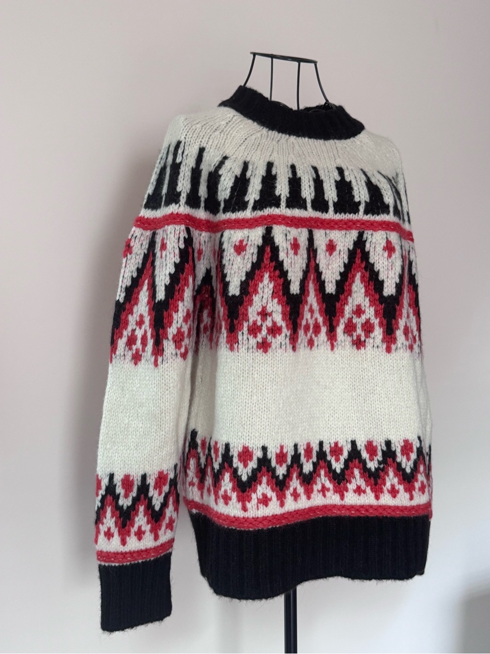 Faherty Frost Fairisle Crew Sweater